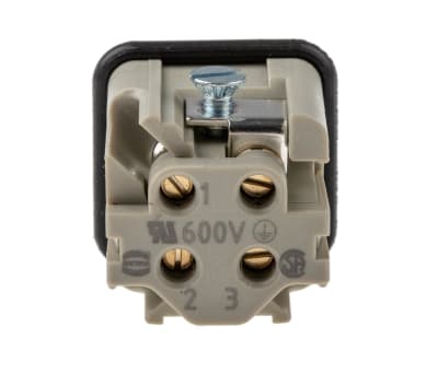 Product image for HAN(R) A 3P+E PIN INSERT,10A 230/400V