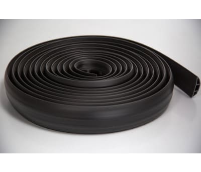 Product image for LIGHT DUTY BLACK FLOOR CABLE COVER - 9M,