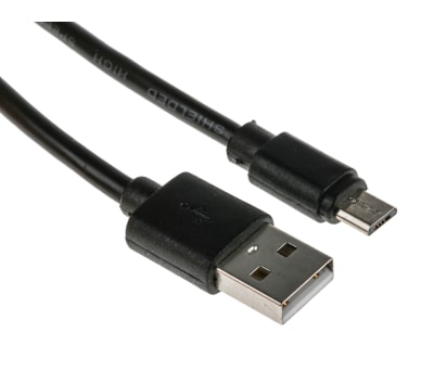 Product image for 1MTR USB 2.0 A M  - MICRO B M CABLE - BL