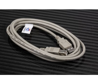Product image for 2MTR USB 2.0 A M - B M CABLE - BEIGE