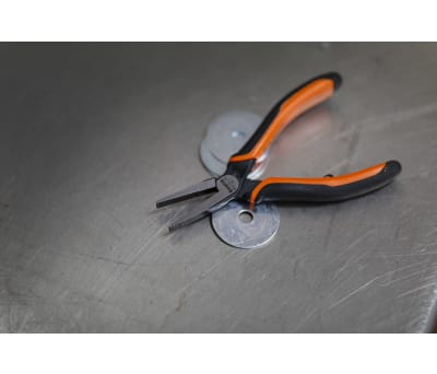 Product image for ERGONOMIC FLAT NOSE PLIER,140MM L