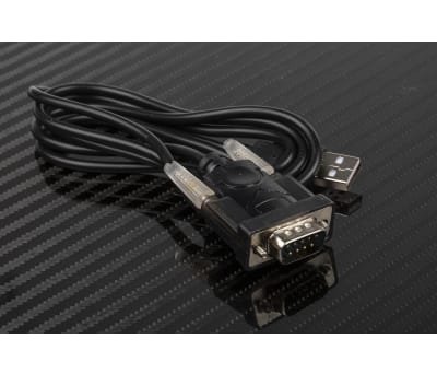 Product image for 1.2MTR BLACK USB A M - D9 M RS232 ADAPTO