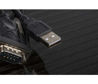 Product image for 1.2MTR BLACK USB A M - D9 M RS232 ADAPTO