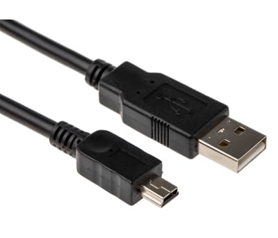 Product image for 1M MINI USB 2.0 CABLE - A TO MINI B - M/