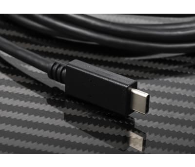 Product image for RS PRO Male USB A to Male USB C Cable, USB 3.0, USB 3.1, 2m