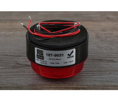 Product image for XENON LP 10-100VDC/20-72VAC 2W RED