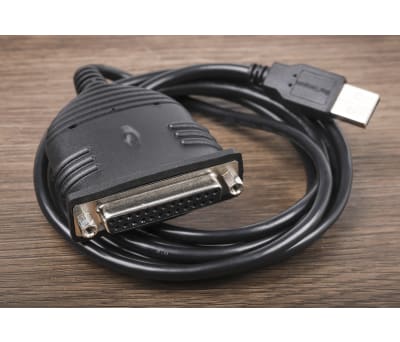 Product image for USB TO PARALLEL ADAPTER CABLE DB25