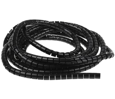 Product image for BLACK SLIT HARNESS WRAP,15MM DIA