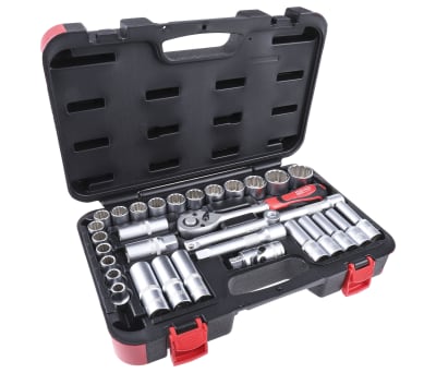 Product image for RS PRO 32 Piece , 1/2 in Socket Set