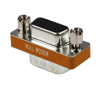 Product image for NULL MODEM SUB-D 9 POINT ADAPTER