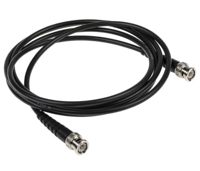 Product image for BNC STRAIGHT PLUG-PLUG RG58COAX CABLE,2M