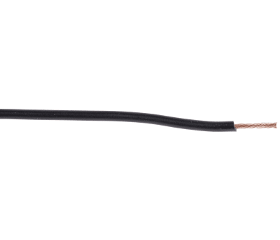 Product image for BLACK EQUIPMENT WIRE,0.25SQ.MM 100M