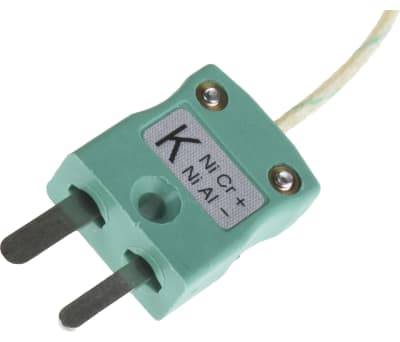 Product image for K GLASS MIN FITTED PLUG THERMOCOUPLE,2M