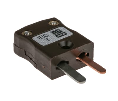 Product image for TYPE T BROWN MINIATURE PLUG 4MM CABLE