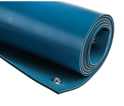 Product image for BLUE 3 LAYER VINYL BENCH MAT,600X1200MM