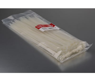 Product image for CABLE TIE,295 X 4.8MM,WHITE