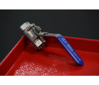 Product image for RS PRO Stainless Steel High Pressure Ball Valve 1/4 in BSPP 2 Way