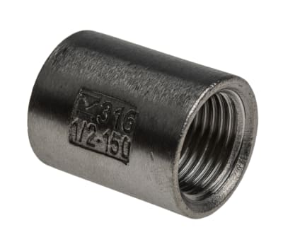 Product image for S/STEEL EQUAL SOCKET,1/2IN BSPP F-F