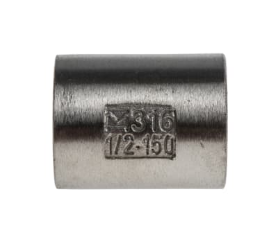 Product image for S/STEEL EQUAL SOCKET,1/2IN BSPP F-F