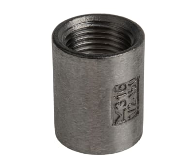 Product image for S/STEEL EQUAL SOCKET,1/2IN BSPP F-F