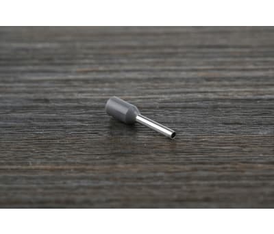 Product image for GREY BOOTLACE FERRULE,0.75MM SQ CABLE