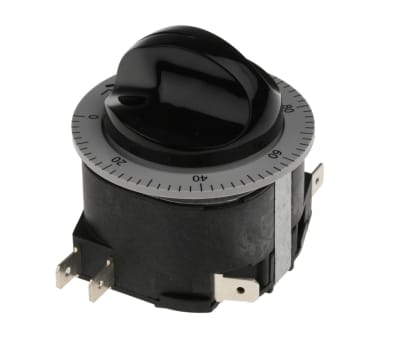 Product image for DPDT MECHANICAL RUN-BACK TIMER,0-120MIN