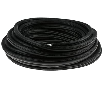 Product image for RS PRO PVC, Steel Black Edging strip, 20m x 16 mm x 21.3mm