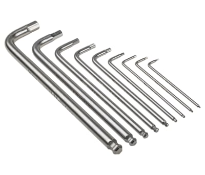 Product image for HEX KEY SET, STAINLESS