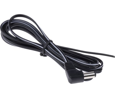 Product image for DCPOWER ADAPTOR R/A CABLE PLUG LEAD2.1MM