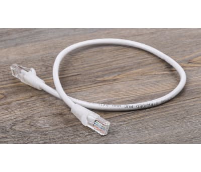 Product image for PATCH CORD CAT 5E UTP PVC 0.5M GREY