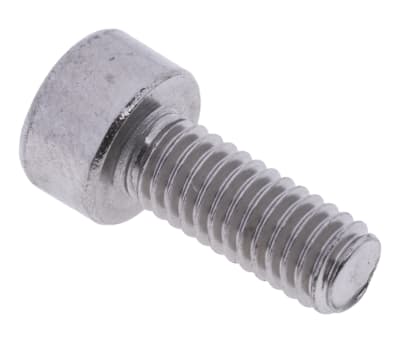 Product image for RS PRO Plain Stainless Steel Hex Socket Cap Screw, DIN 912 M4 x 10mm