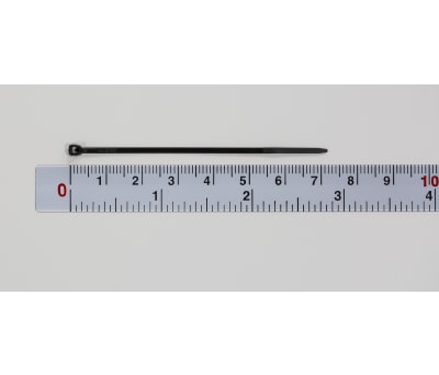 Product image for BLACK SUB-MINI UV RESISTANT TIE,71X1.6MM