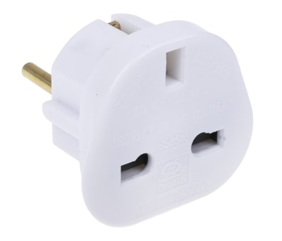 Product image for UK TO EUROPEAN MAINS ADAPTOR CONVERTER