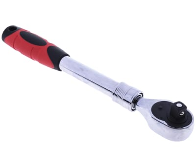 Product image for RS PRO 1/2 in Ratchet Handle, Square Drive With Extendable Ratchet Handle