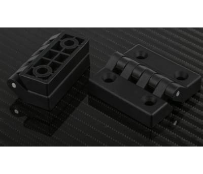 Product image for RS PRO Nylon Butt Hinge, Screw Fixing 64mm x 64mm x 13mm