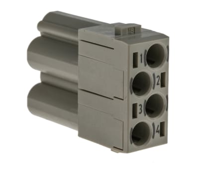 Product image for HAN POWER CONNECTOR 4 MOD, MALE, 40A