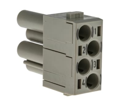 Product image for HAN POWER CONNECTOR 4 MOD FEMALE 40A