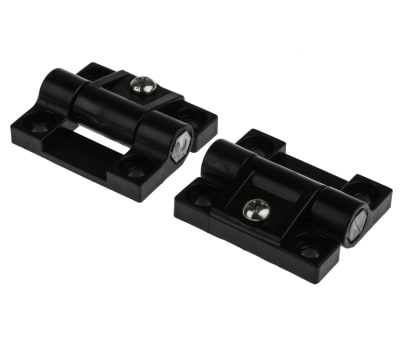 Product image for RS PRO Adjustable Hinge, Screw Fixing 43mm x 37mm x 6mm