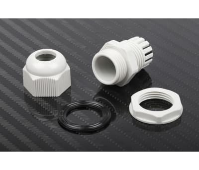 Product image for ROUND TOP CABLE GLAND PG11 GREY  IP68