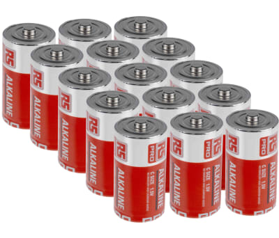 Product image for RS C ALKALINE BATTERY 15 PACK