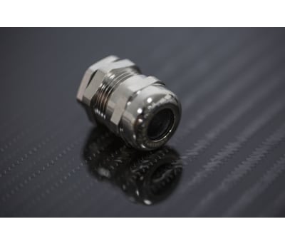 Product image for M16 BRASS CABLE GLAND + LOCKNUT,5-10MM