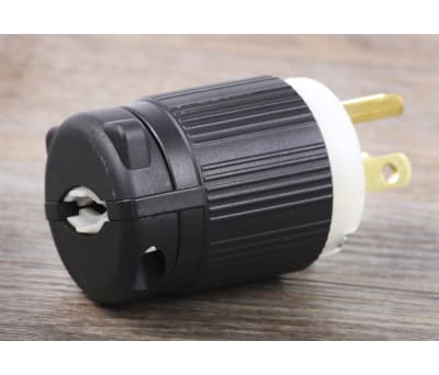 Product image for RS PRO USA Mains Plug, 15A, Cable Mount, 125 V