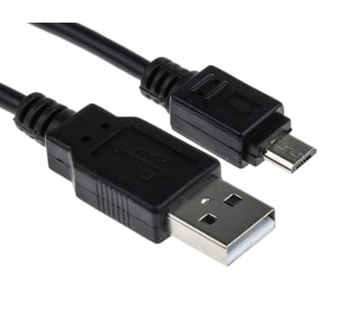 Product image for MICRO USB,2.0,A-B,M/M,1.2M,BLACK