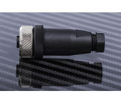 Product image for RS PRO Cable Mount Connector, 5 Contacts, M12 Connector, Socket