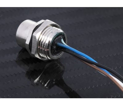 Product image for RS PRO Panel Mount Connector, 4 Contacts, M12 Connector, Socket