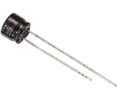 Product image for KS RADIAL AL ELECTROLYTIC CAP,47UF 16V