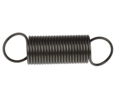 Product image for Steel extension spring,88.6Lx24.0mm dia