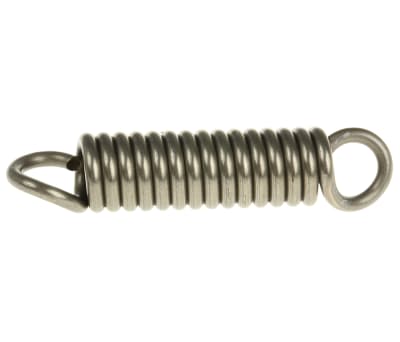 Product image for Steel extension spring,69.8Lx16mm dia