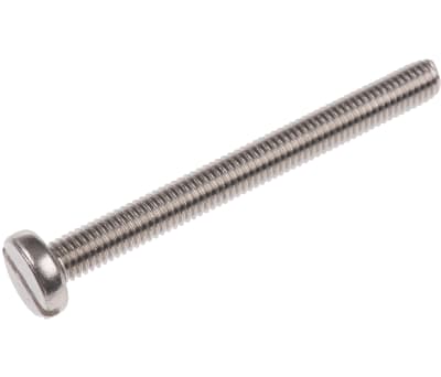 Product image for A2 s/steel slot pan head screw,M5x50mm