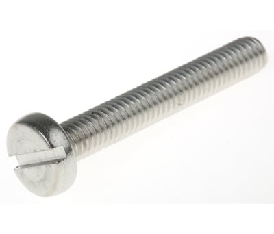 Product image for A2 s/steel slot pan head screw,M6x40mm